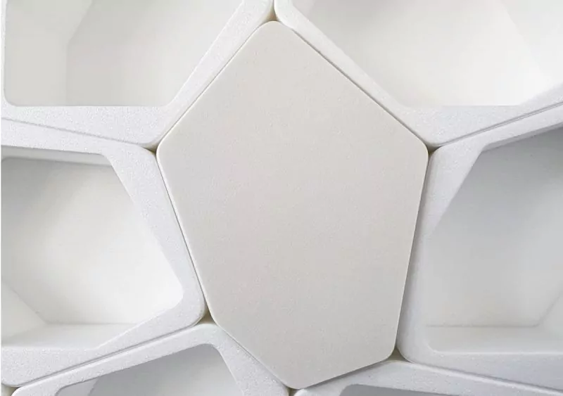 Movisi Sonic white lids for Build shelving